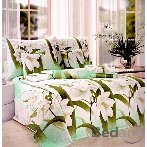 Osmidílná sada povlečení Mikrokrep 140x200 70x90 Amaryllis