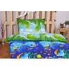 Perkalové povlečení PODVODNÍ SVĚT 140x200+70x90