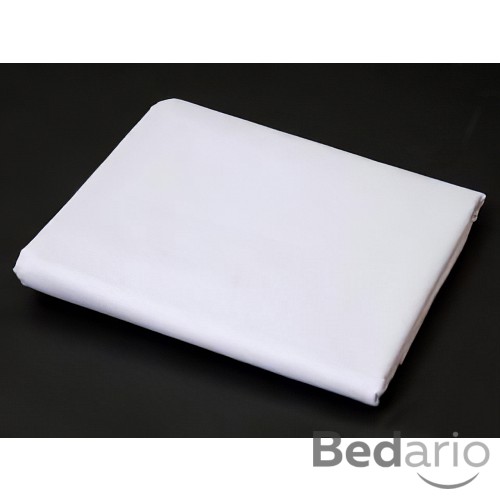 PREMIUM - Prostěradlo bavlněná plachta 140x240 - Bílá