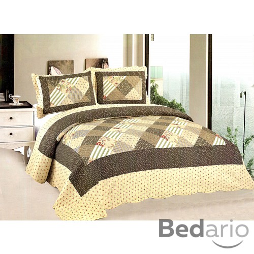 Přehoz na postel s povlaky na polštářky 230x250 + 2x50x70 Louvre