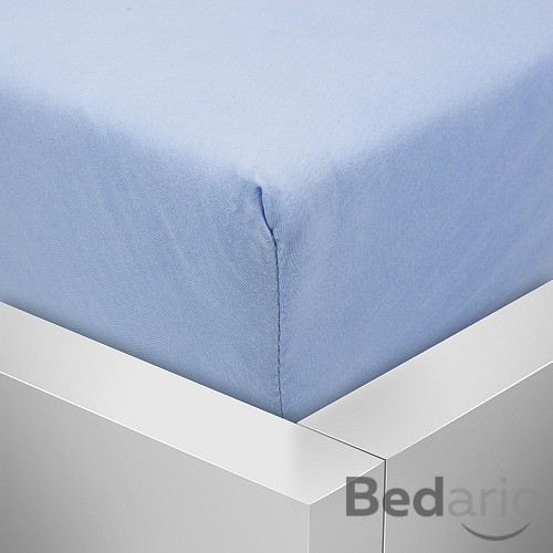 Jersey prostěradlo 180x200 Premium - Nebeská modř