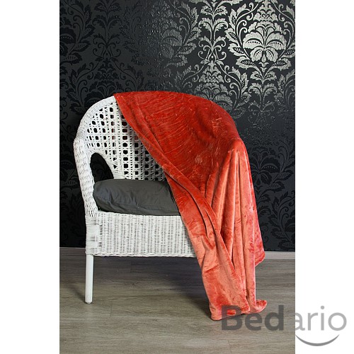 Mikroflanelová deka Premium 220x200 - Cihlová