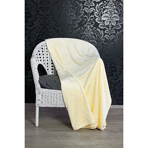 Mikroflanelová deka Premium 230x200 - Vanilková