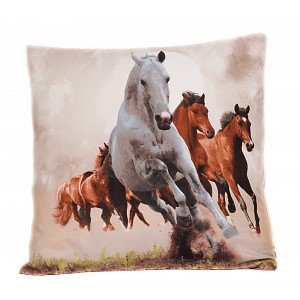 3D povlak 45x45 - Divocí koně
