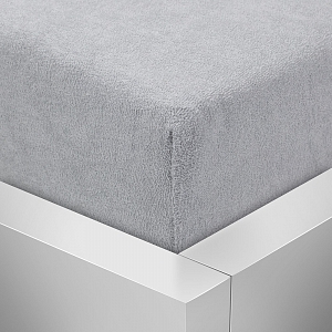 Froté prostěradlo 90x200 Premium - Světle šedá