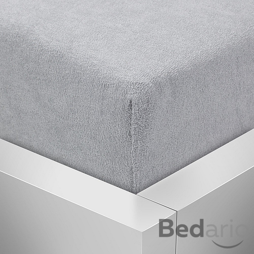Froté prostěradlo 90x200 Premium - Světle šedá