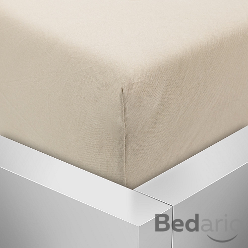 Jersey prostěradlo 140x200 Premium - Béžová