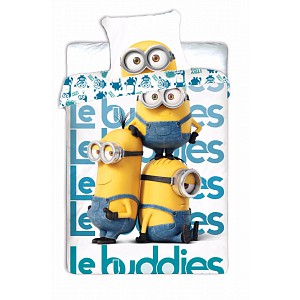 Dětské bavlněné povlečení Mimoni II. 140x200 70x90