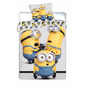 Dětské bavlněné povlečení Mimoni III. 140x200 70x90