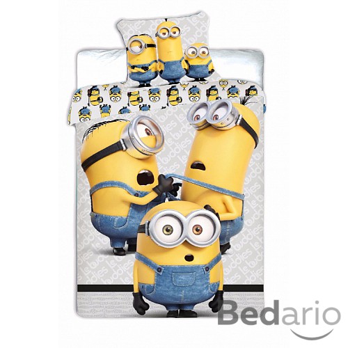 Dětské bavlněné povlečení Mimoni III. 140x200 70x90