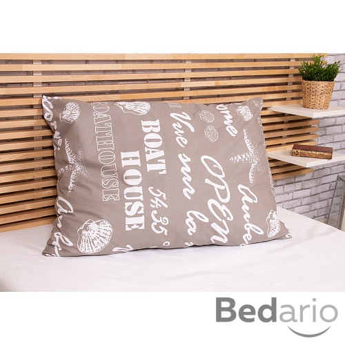 Bavlněný povlak na polštář 70x90 Lodě