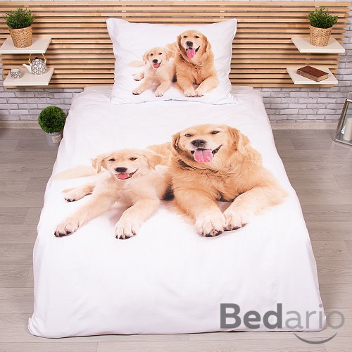 3D povlečení 140x200+70x90 Mazlíčci