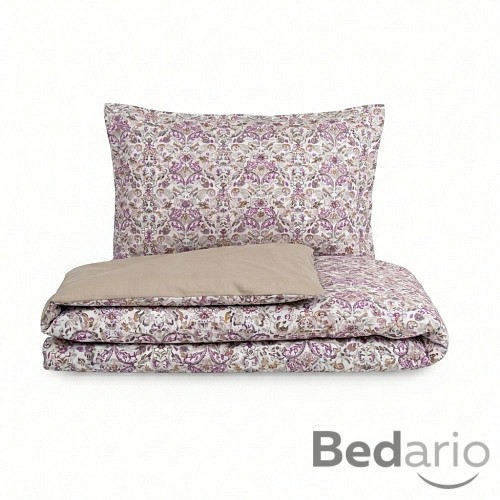 Prodloužené bavlněné povlečení PROVENCE COLLECTION 140x220+70x90 NARISTA béžová