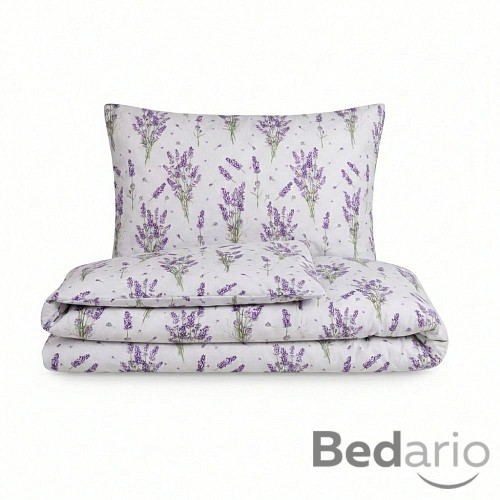 Francouzské bavlněné povlečení PROVENCE COLLECTION 220x200+2x70x90 LEVANDULE fialová
