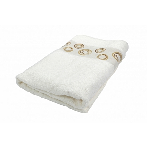 Froté osuška EXCLUSIVE - Circles krémová