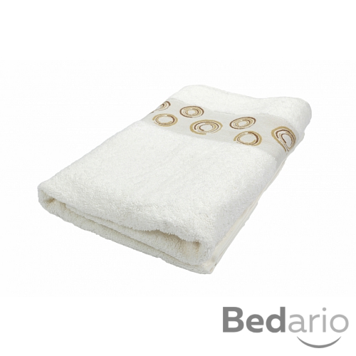 Froté osuška EXCLUSIVE - Circles krémová