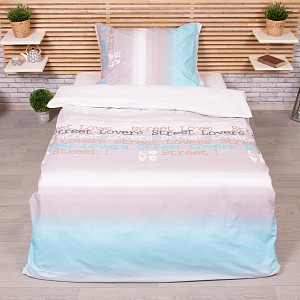 Bavlněné povlečení 140x200+70x90 Street