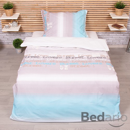 Bavlněné povlečení 140x200+70x90 Street