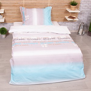 Bavlněné povlečení 140x200+70x90 Street