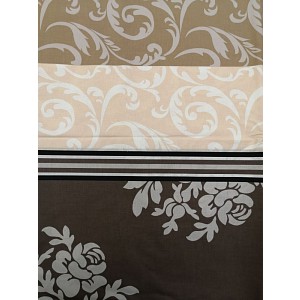 Prodloužené bavlněné povlečení Deluxe 140x220+70x90 Ida