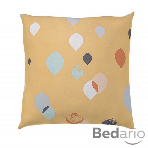 Bavlněný povlak na polštář DELUXE 40x40 SERENA žlutá