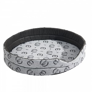 Oválný pelech pro psy VII 70x65x16 - Royal dog šedý