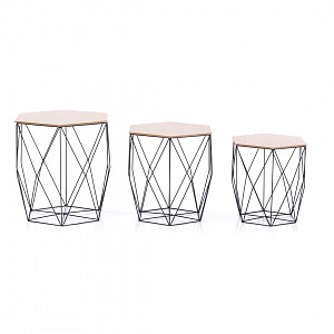 Sada 3 konferenčních stolků ASTERIA