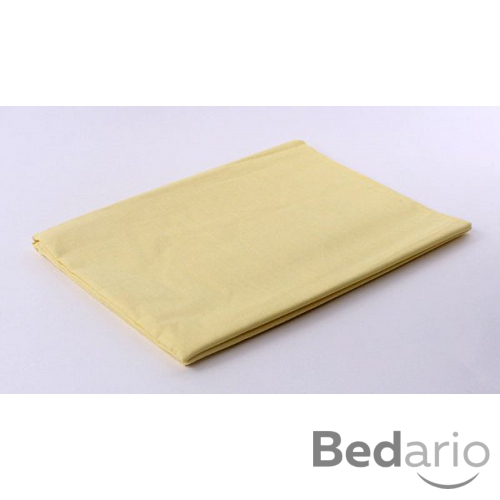 Prostěradlo bavlněná plachta 140x225 - Žlutá