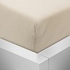 Jersey prostěradlo 220x200 Premium - Béžová