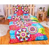 Mikroplyšové povlečení Premium 140x200+70x90 Barevné mandaly