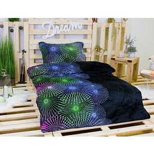 Mikroplyšové povlečení Premium 140x200+70x90 Sant