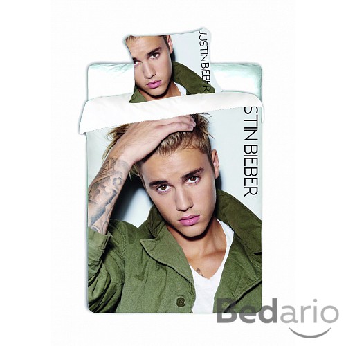 Bavlněné povlečení 140x200 70x90 Justin Bieber