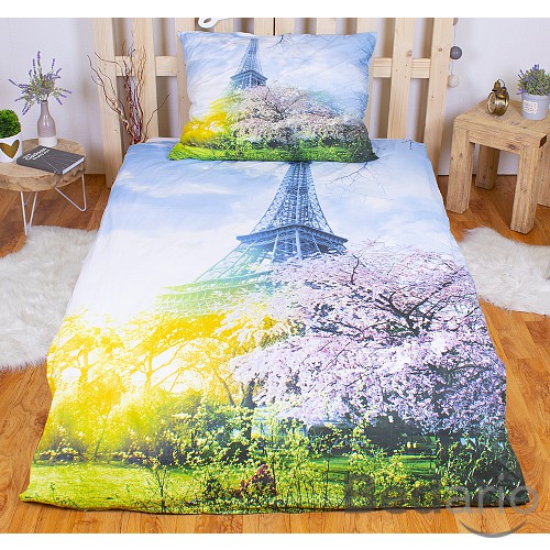 3D povlečení 140x200+70x90 Paris Romantica