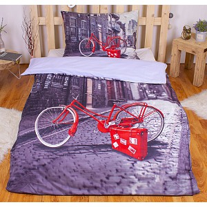 3D povlečení 140x200+70x90 Street