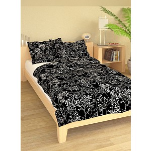 Bavlněné povlečení 70x90 + 140x200 - Black Garden