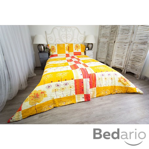 Flanelové povlečení TOP - Žlutá euforie