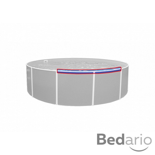 Lišta horní + dolní plastová pro Orlando 4,57 x 1,07 m