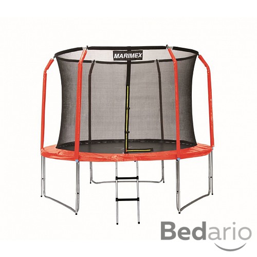 Sada krytu pružin a rukávů na trampolínu 244 cm - červená