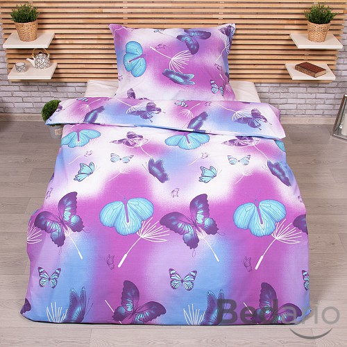 Bavlněné povlečení 140x200+70x90 Obláček