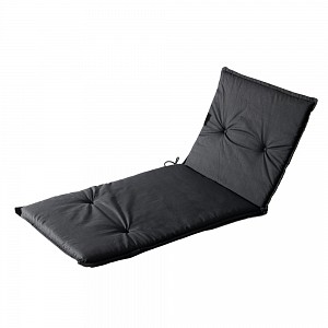 Polstr na zahradní křeslo Brillant 120x49 - černý