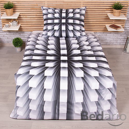 3D povlečení 140x200+70x90 Ježek