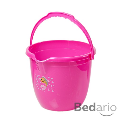 Dětský kyblík 13L - růžový