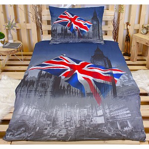 3D povlečení 140x200+70x90 England