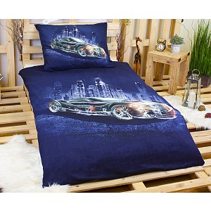 3D povlečení 140x200+70x90 Futuro