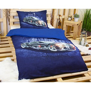 3D povlečení 140x200+70x90 Futuro