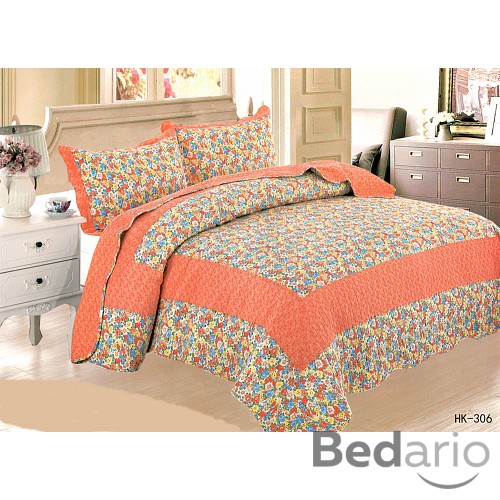 Přehoz na postel s povlaky na polštářky 230x250 + 2x50x70 Limoges