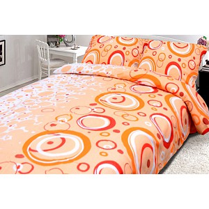 FLANELOVÉ POVLEČENÍ DELUXE - Desire Oranžová