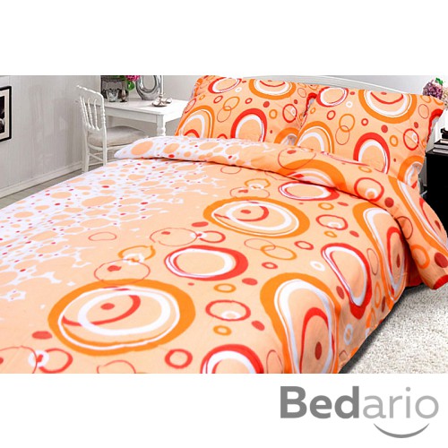 FLANELOVÉ POVLEČENÍ DELUXE - Desire Oranžová