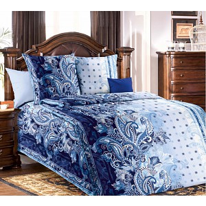 Bavlněné povlečení Royal blue 140x200+70x90