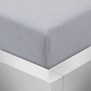 Jersey prostěradlo 220x200 Premium - Světle šedá